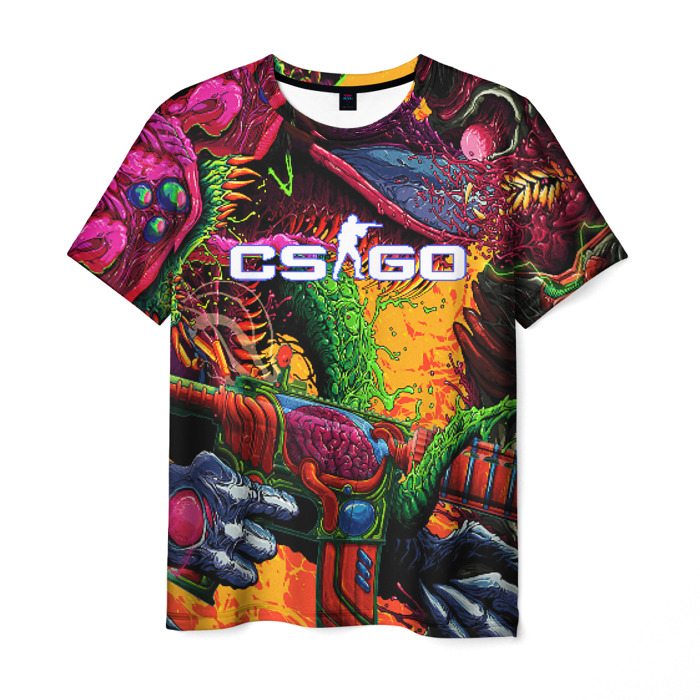 Men S T Shirt Psychedelic Scene Game Counter Strike Idolstore