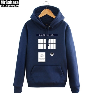 Collectibles Hoodie Tardis Doctor Who Phone Pullover