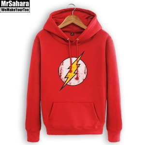 Merch Hoodie Flash Logo Dc Universe Pullover