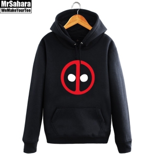 Collectibles Hoodie Deadpool Logo Face Universe Pullover