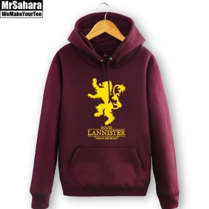 Merchandise Hoodie Lannister Game Of Thrones Lion Pullover