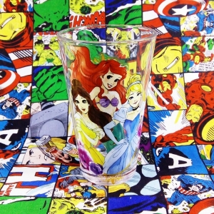 Glass Disney Princesses Girls Cup Idolstore - Merchandise and Collectibles Merchandise, Toys and Collectibles