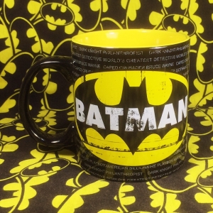 Ceramic Mug Batman Yellow Logo Cup Idolstore - Merchandise and Collectibles Merchandise, Toys and Collectibles