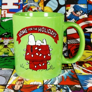Merch Ceramic Mug Snoopy Home For Holidays Cup