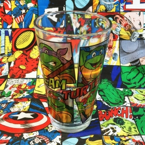 Glass TMNT Teenage Mutant Ninja Turles Cup Idolstore - Merchandise and Collectibles Merchandise, Toys and Collectibles