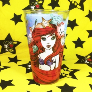 Merchandise Glassware Goblet Mermaid Disney Ariel Cartoon Cup