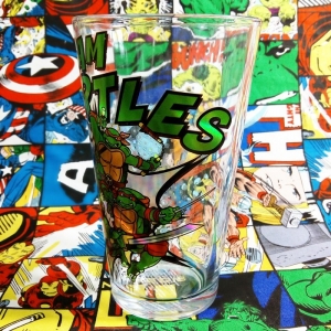 Glass TMNT Teenage Mutant Ninja Turtles Cup Glass Idolstore - Merchandise and Collectibles Merchandise, Toys and Collectibles