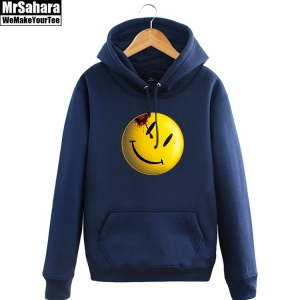 Hoodie Smile Face Watchmen DC Noir Pullover Idolstore - Merchandise and Collectibles Merchandise, Toys and Collectibles