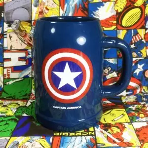 Buy ceramic beer mug big captain america star logo - product collection