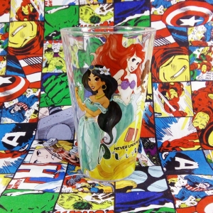 Glass Never Underestimate a Princess Disney Cup Idolstore - Merchandise and Collectibles Merchandise, Toys and Collectibles