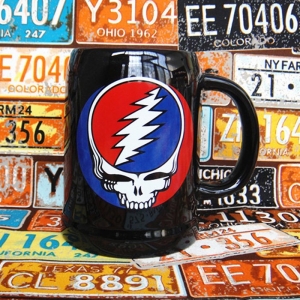 Merch Ceramic Beer Mug Grateful Dead Rock Band Cup