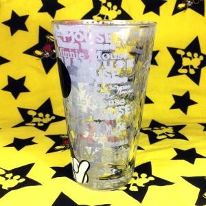 Glass Mickey Minnie Mouse Disney Cup Idolstore - Merchandise and Collectibles Merchandise, Toys and Collectibles