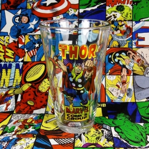 Glass Thor Marvel Comics Art Cup Idolstore - Merchandise and Collectibles Merchandise, Toys and Collectibles