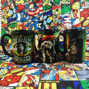 Ceramic Mug Bob Marley Wailers Set Cup Idolstore - Merchandise and Collectibles Merchandise, Toys and Collectibles
