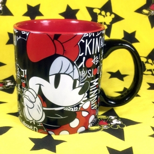Collectibles Ceramic Mug Minnie Mouse Disney Cup Black