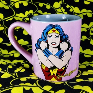 Collectibles Ceramic Mug Pink Wonder Woman Dc Cup