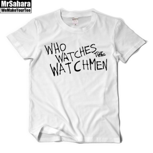T-shirt Mens Who Watches Watchmen DC Universe Idolstore - Merchandise and Collectibles Merchandise, Toys and Collectibles