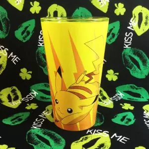 Buy glass pokemon pikachu yellow cup - product collection