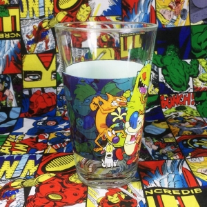 Glass Nickelodeon Cartoon Characters Cup Idolstore - Merchandise and Collectibles Merchandise, Toys and Collectibles