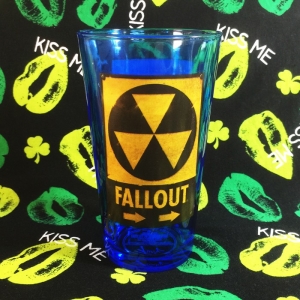 Buy glass fallout danger sign radiation cup - product collection