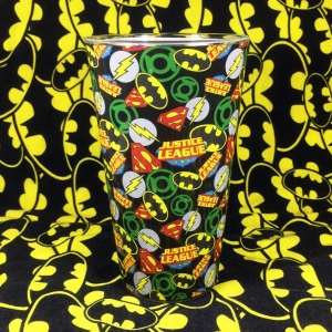 Collectibles Glassware Justice League Comics Logos Cup