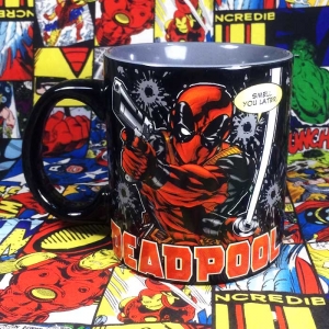Ceramic Mug Deadpool Nerd Marvel Cup Idolstore - Merchandise and Collectibles Merchandise, Toys and Collectibles