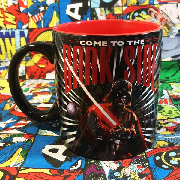 Retro Vintage Star Wars Darth Vader Head Comic Mug Star Wars Mug