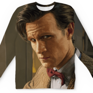 Merch Sweatshirt Matt Smith Portrait Doctor Who 11Th Doctor