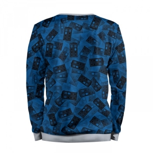 Sweatshirt Doctor Who Tardis Pattern Call Box Idolstore - Merchandise and Collectibles Merchandise, Toys and Collectibles