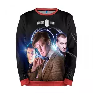 Buy sweatshirt doctor who 9th 10th 11th doctors - product collection