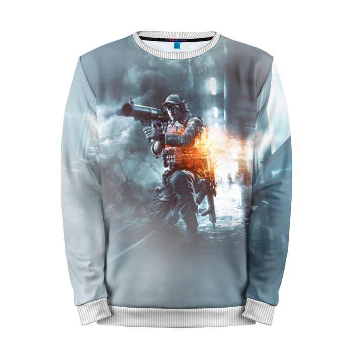 Collectibles Sweatshirt Battlefield Rocket Launcher Gaming Sweater