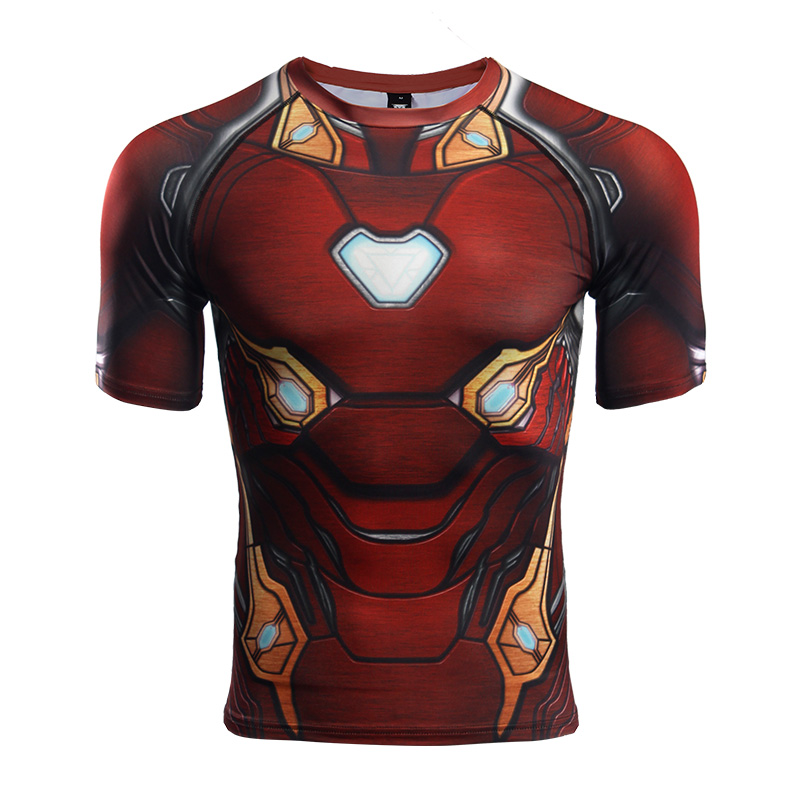 Rashguard Iron Man Infinity War Armor Mark - Idolstore - Merchandise ...