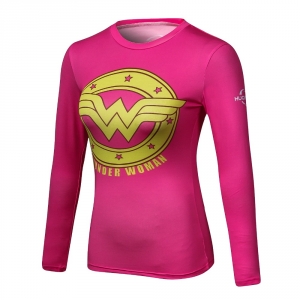 Rash guard womens Wonder Woman Workout Female Girl Idolstore - Merchandise and Collectibles Merchandise, Toys and Collectibles