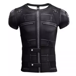 T shirt women black widow 3d printed compression shirt avengers 3 short sleeve crossfit top female 2018 cosplay costume for lady