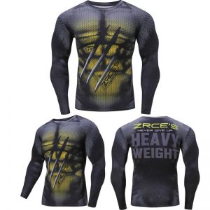 Wolverine rash guard Long sleeve Jersey Idolstore - Merchandise and Collectibles Merchandise, Toys and Collectibles