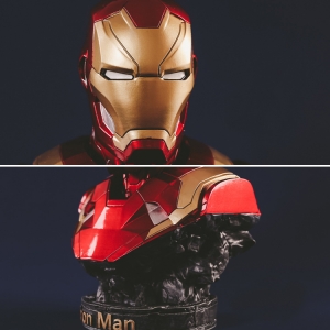 Bust Iron Man Tony Stark Figure Marvel Figures 17cm Idolstore - Merchandise and Collectibles Merchandise, Toys and Collectibles