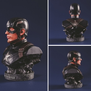 Bust Captain America Avengers Figure Marvel Figures 17cm Idolstore - Merchandise and Collectibles Merchandise, Toys and Collectibles