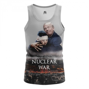 Men’s t-shirt Nuclear War Trump Kim Jong Un North Korea Idolstore - Merchandise and Collectibles Merchandise, Toys and Collectibles