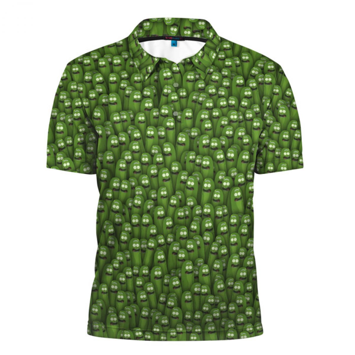Buy Polo Shirt Pickles Rick And Morty Merch Props - IdolStore