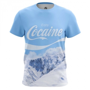 Men’s t-shirt Enjoy Coke Cocaine Mountains Idolstore - Merchandise and Collectibles Merchandise, Toys and Collectibles