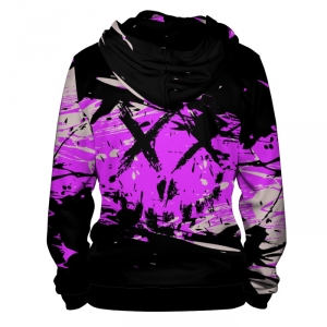 Zipper hoodie Harley Quinn Purple black Idolstore - Merchandise and Collectibles Merchandise, Toys and Collectibles