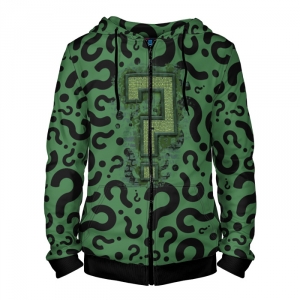 Collectibles Zipper Hoodie The Riddler Pattern