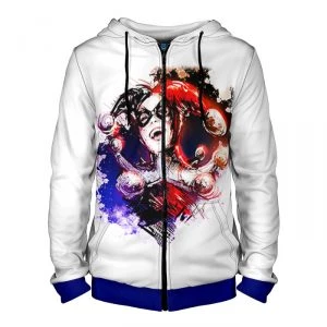 Buy zipper hoodie harley quinn art - product collection