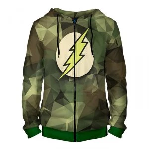 Buy zipper hoodie the flash military - product collection