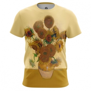 Collectibles T-Shirt Vase With Twelve Sunflowers Oil Paint Vincent Van Gogh