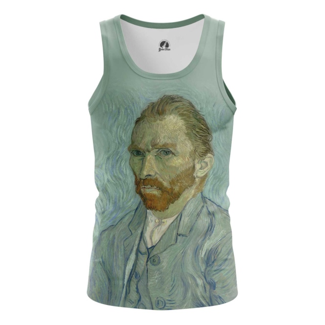 Collectibles Tank Van Gogh Self-Portrait Post Impressionism Fine Art Artwork Vest