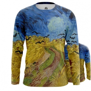 Collectibles Long Sleeve Wheatfield With Crows Painting Vincent Van Gogh