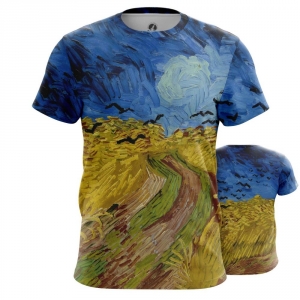 Long sleeve Wheatfield with Crows Painting Vincent van Gogh Idolstore - Merchandise and Collectibles Merchandise, Toys and Collectibles