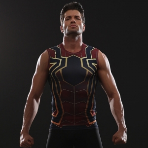 Muscle shirt Iron Spider-man Workout T-shirt Idolstore - Merchandise and Collectibles Merchandise, Toys and Collectibles