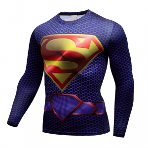 Rash guard Superman Logo Workout Apparel Idolstore - Merchandise and Collectibles Merchandise, Toys and Collectibles